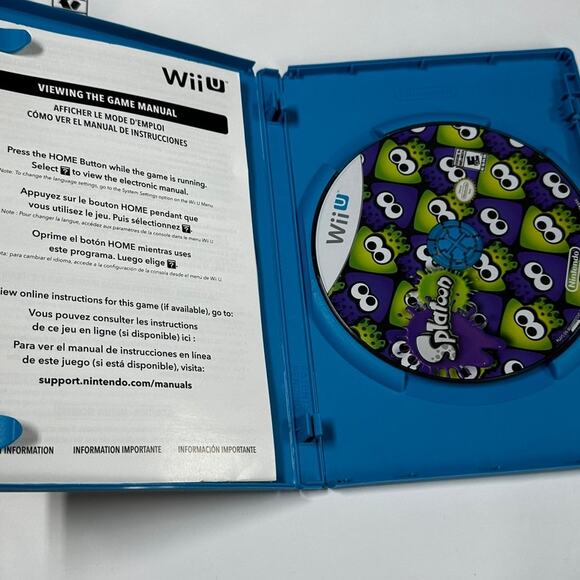 Splatoon Nintendo Wii U 2015 Complete Tested and Working Pre-Owned - Picture 3 of 3